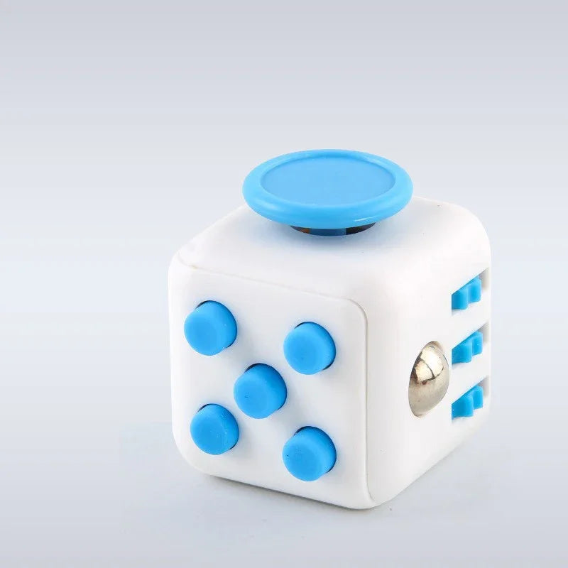 Creative Solid Color Fidget Dice handheld cube Release Stress Autism Anxiety Adult Kids Relief Anti-Stress finger children toys