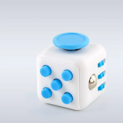 Creative Solid Color Fidget Dice handheld cube Release Stress Autism Anxiety Adult Kids Relief Anti-Stress finger children toys