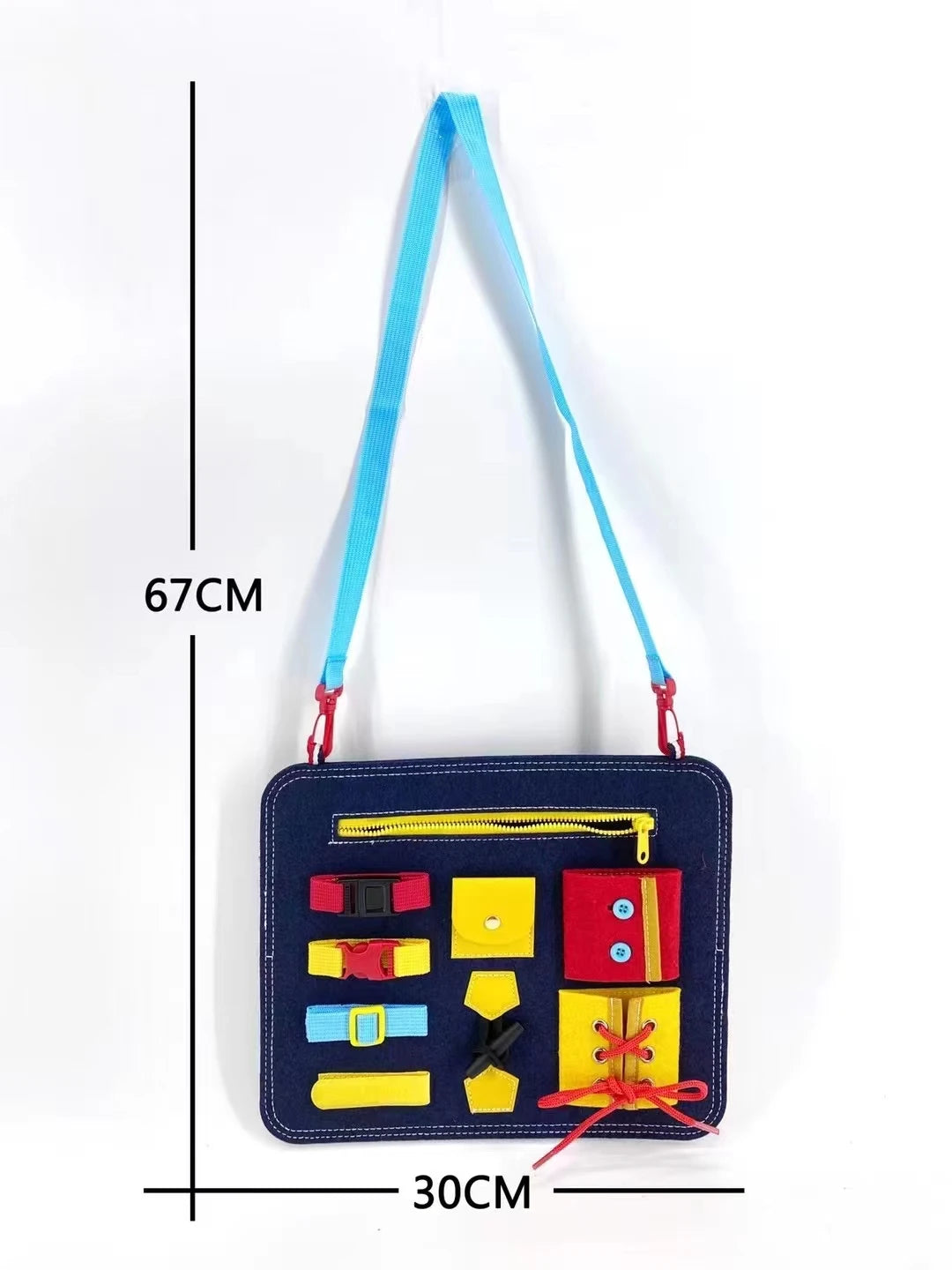 Busy Board Montessori Toys for Toddlers Sensory Toy Preschool Learning Educational Travel Activities For Boys Fine Motor Skills