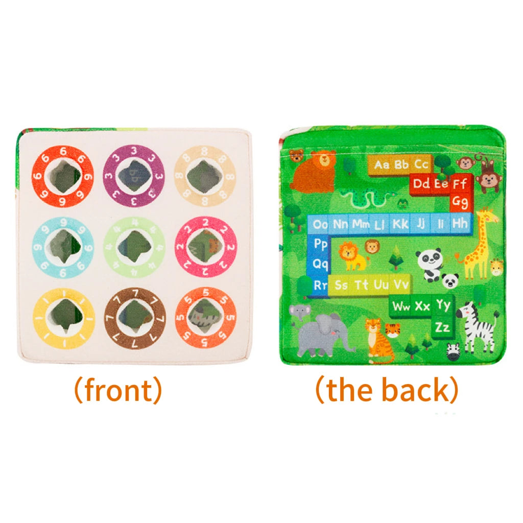 Baby Cotton Radishes Montessori Toy Color digits shape and Animals Educational Toys For Children Preschool Sensory Activity