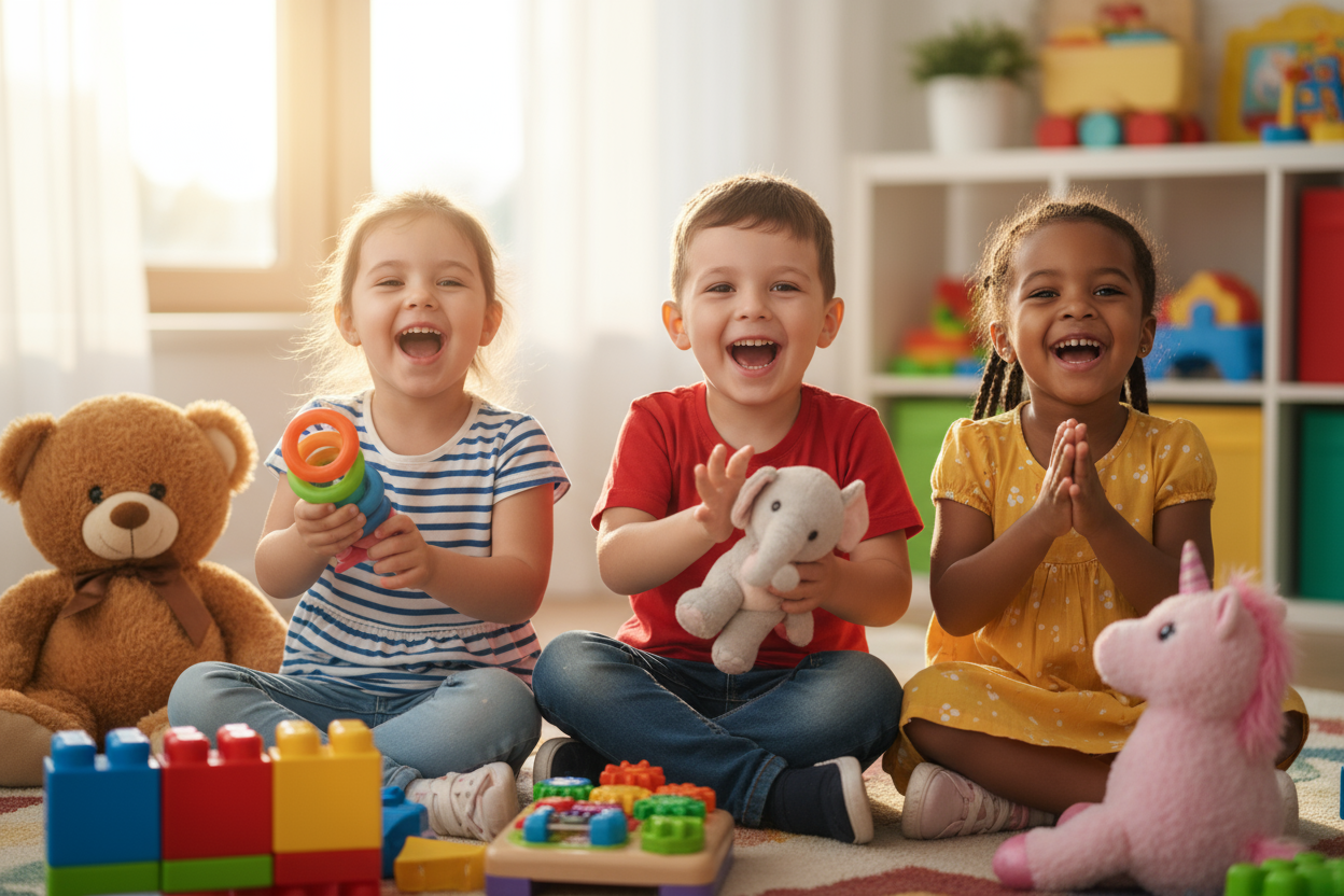 make them look forward to the camera